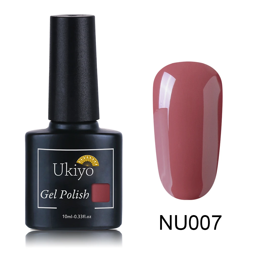 UY-NU007-10ML Ukiyo 10 мл телесный цвет серии УФ-гель для ногтей Отмачивание Полупостоянный лак для ногтей Nagellak гель лак Лаки - Цвет: UY-NU007-10ML