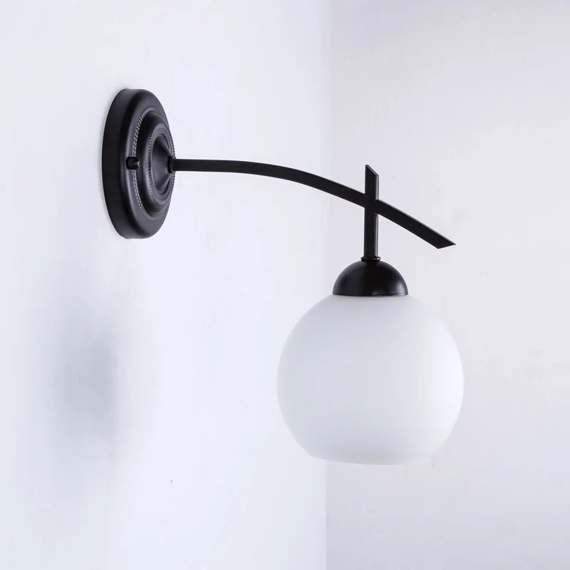 Винтажный настенный светильник с железной трубой прикроватная тумбочка для