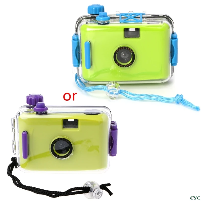 green Для подводной водонепроницаемой камеры Lomo Mini Cute 35 мм чехол с корпусом - Цвет: green