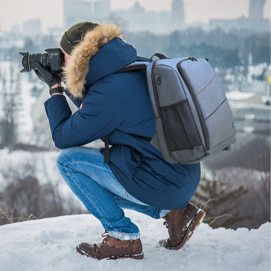 Водонепроницаемый рюкзак DSLR с зарядным разъемом для наушников, сумка для цифровой зеркальной камеры, сумка для фото камеры для объектива Nikon Canon