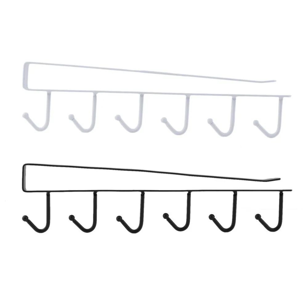 Многофункциональная стойка с 6 крюками для ванной комнаты 1 шт. вешалка одежды