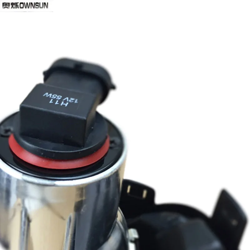 

Ownsun COB Angel Eye Rings Projector Lens with 3000K Halogen Lamp Source Black Fog Lights Bumper Cover For Ford Focus 2005-2006