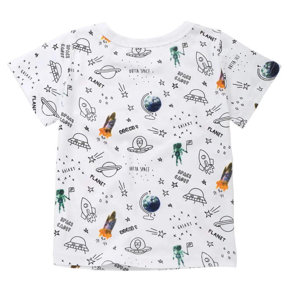 Детские брендовые футболки с принтом для маленьких детей летняя футболка