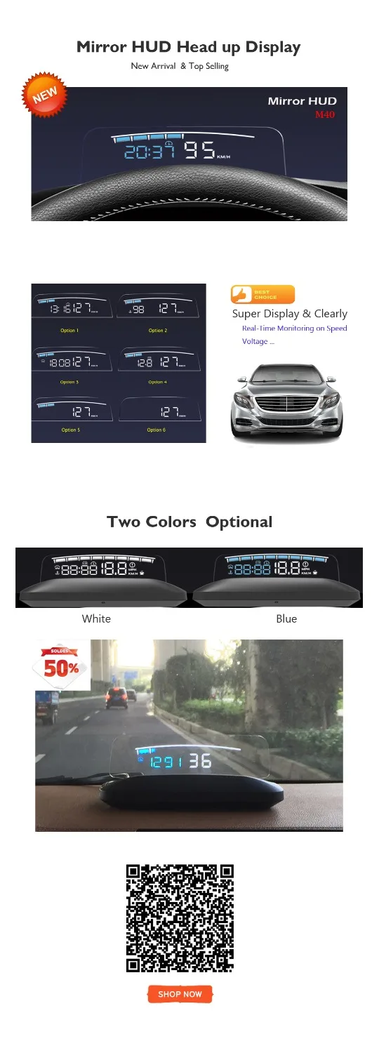 EANOP sBright 3,0 автомобильный HUD Дисплей OBD II EUOBD компьютер Спидометр hud пленка автомобильная электроника сигнализация превышения скорости напряжения