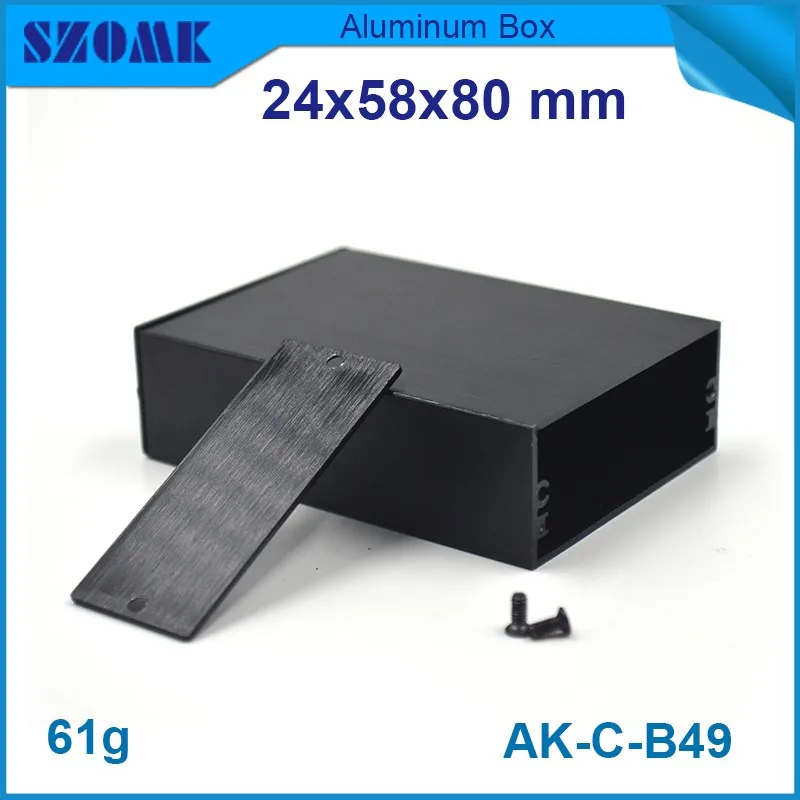 1 шт. экструдированные алюминиевые корпуса 24*58*80 мм|enclosure|enclosure aluminium |