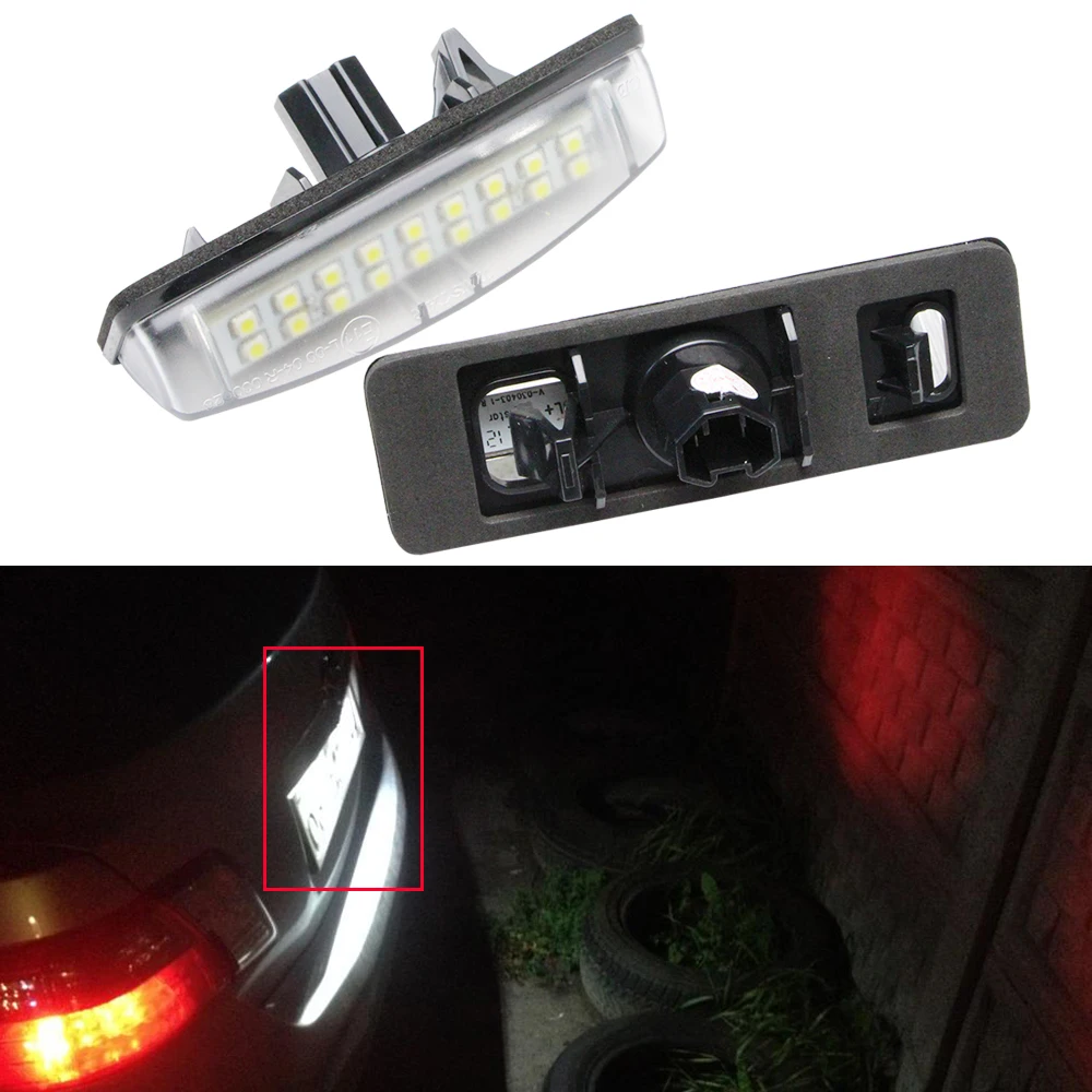 2 шт. Автомобильные светодиодные лампы 12 В SMD3528 для Mitsubishi Colt plus Grandis 18SMD | Автомобили