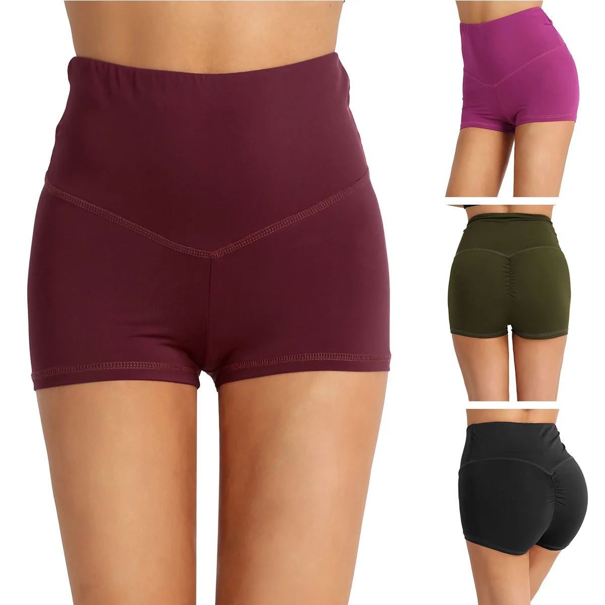 DPOIS женские шорты для йоги штаны спортивная одежда женщин спортзала обтягивающие