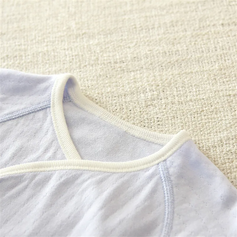 -Baby Clothes Footed Pajamas with Mitten Cuffs Blet Closure 100% Cotton Solid Color Soft Cute Baby Footies Sleepers 0-6 Months |