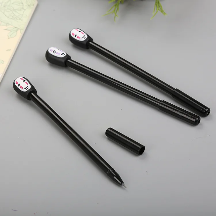 1 шт. креативная силиконовая гелевая головка Miyazaki нейтральная ручка Мультяшные