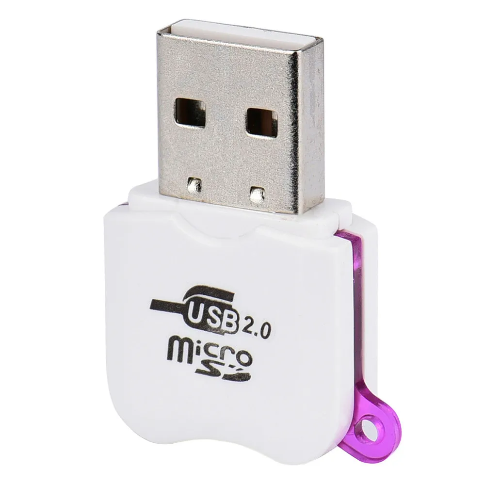 Высокоскоростной кардридер Mini USB 2 0 Micro TF T Flash зеленый для домашнего использования