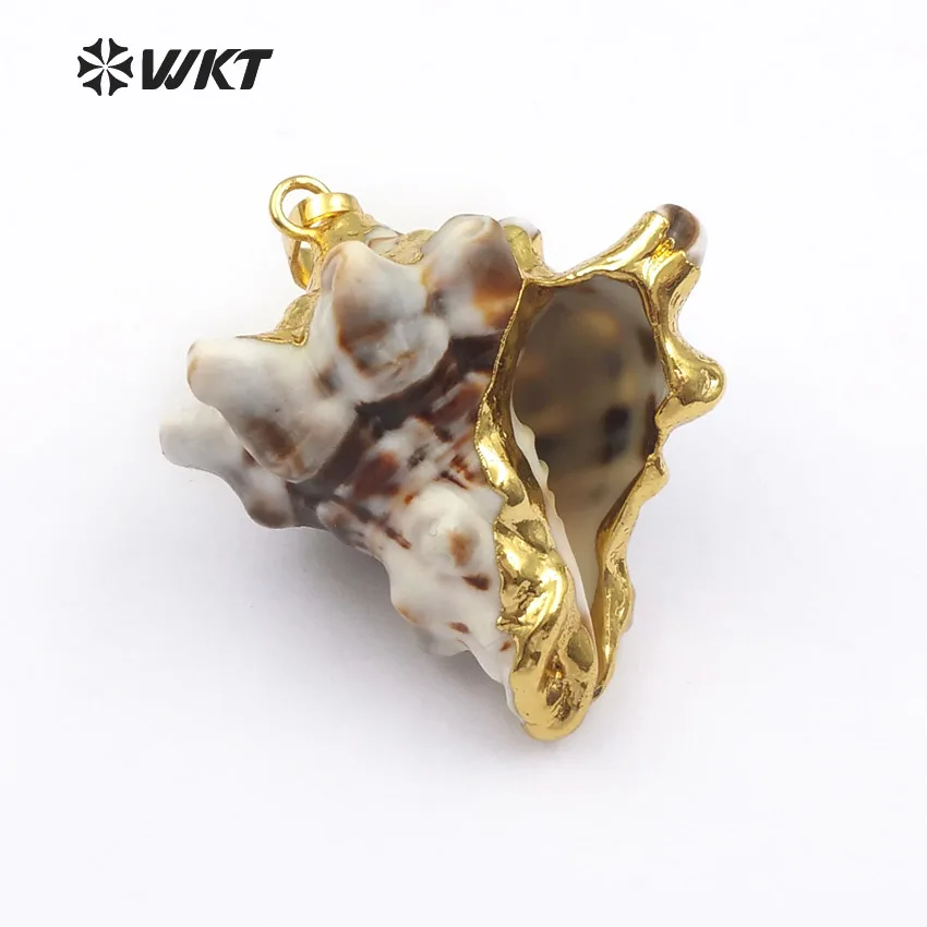 WT-JP068 оптовая продажа красивый Веерообразный кулон в виде раковины из