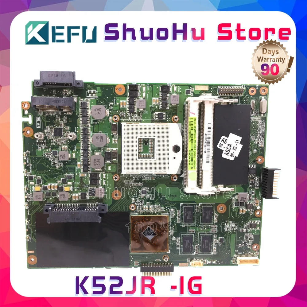 

KEFU X52J For A52J K52JR K52JT K52JB K52JE K52JU X52J A52J K52J 8 Memory Laptop Motherboard Tested 100% work Mainboard