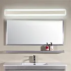 Современный L40L50L60L70cm светодиодный косметическое Ванная комната фронтальная зеркальная лампа светодиодный акриловые люстра освещение дома Фон настенное бра