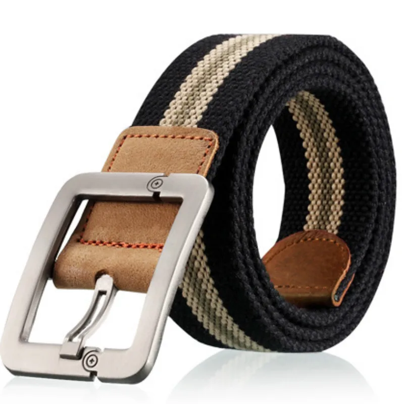 Ремень мужской тактический Холщовый пояс со съемной пряжкой в стиле милитари