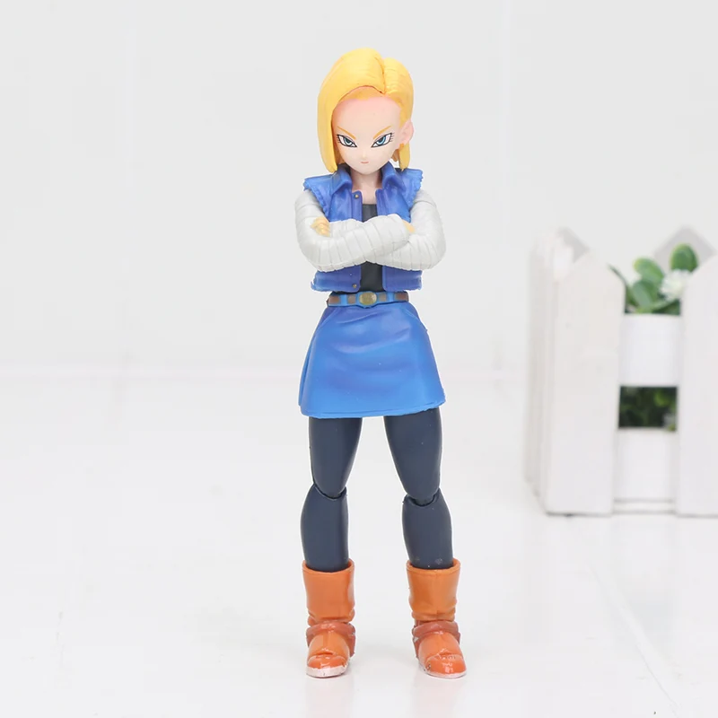 NO.18 Фигурка Dragon Ball Z recreation F Super Saiyan 3 God Super Warrior Awakening Son Gohan Gokou Goku экшн-фигурка - Цвет: NO.18