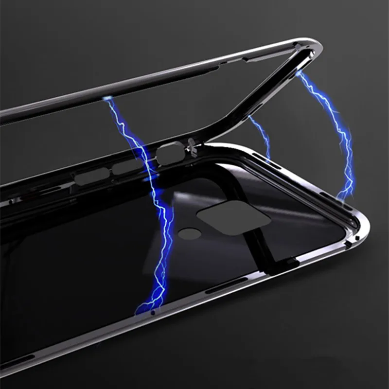 Для Huawei V20 P10 P20 Mate10 Honor10 P10Plus Nova3 Nova3i Mate10Lite металлический чехол из закаленного