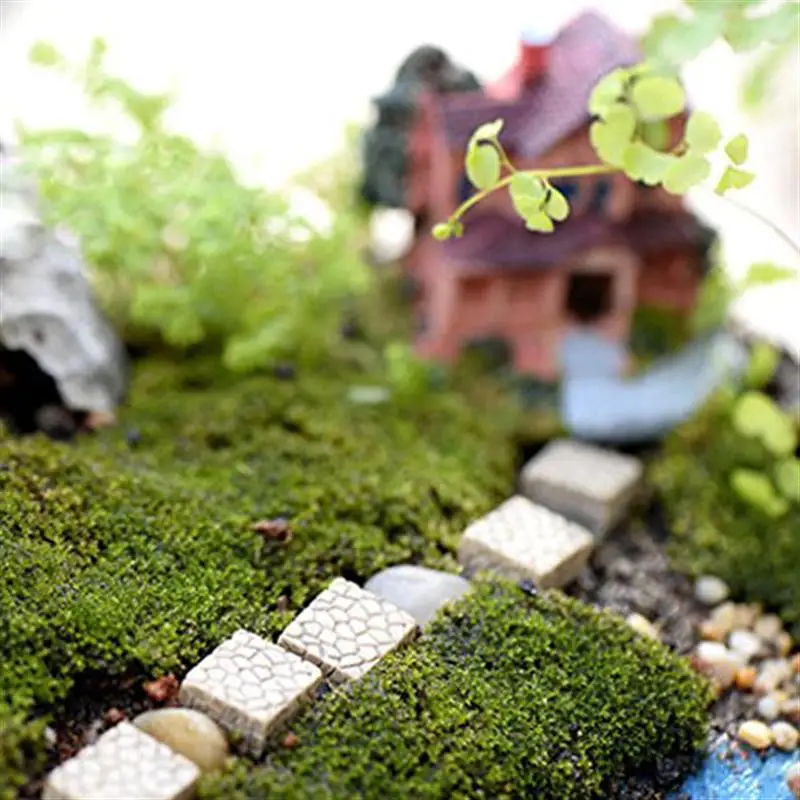 WINOMO 10pcs Miniature Fairy Garden Ornaments Resin Stone Pavement | Дом и сад