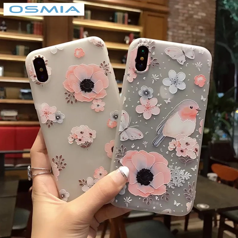 Osmia помощи ТПУ чехол для iPhone 7 8 7/8 Plus ультра тонкий скраб силиконовые Телефонные