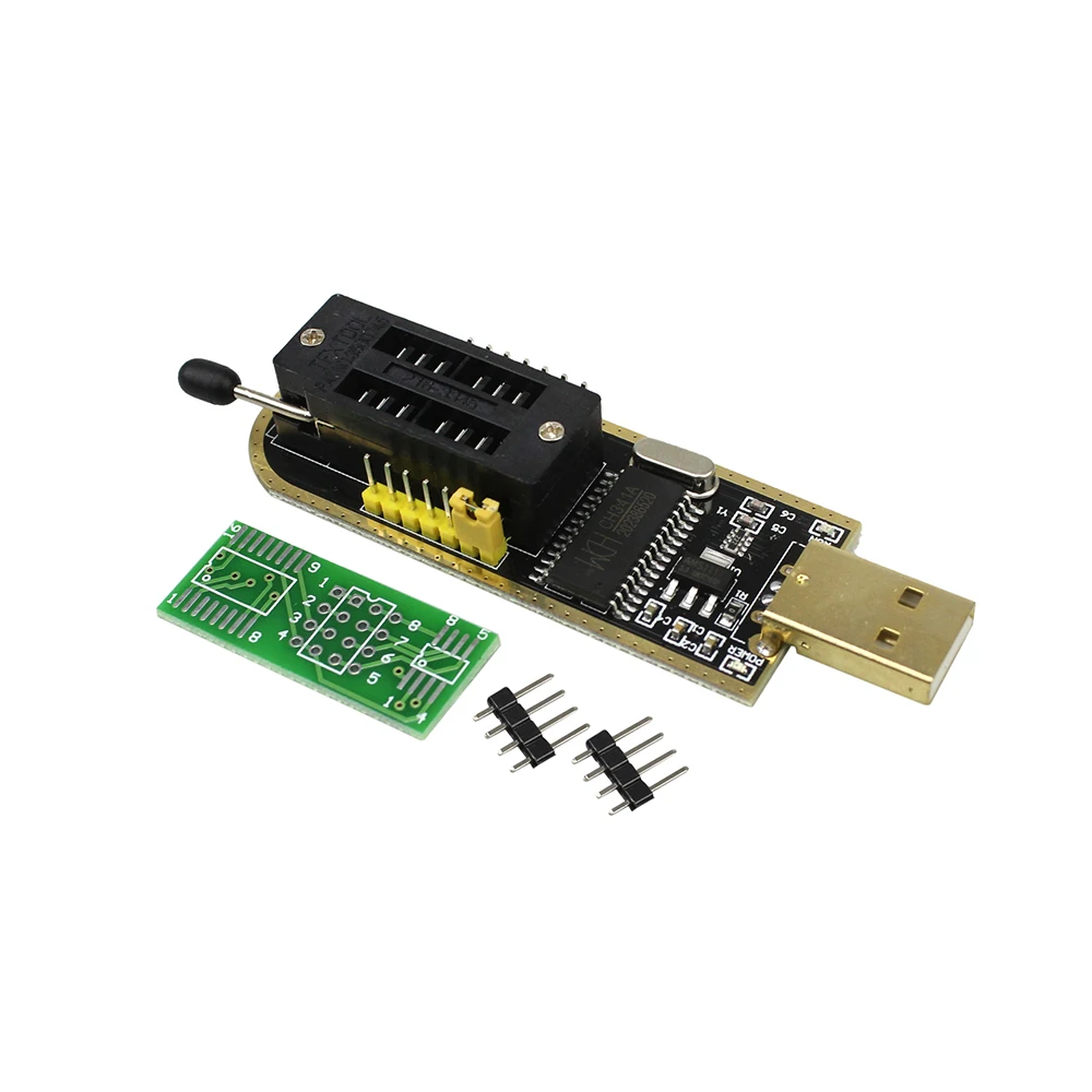 CH341A 24 25 серии EEPROM флэш-память биос USB программист модуль+ SOIC8 SOP8 тестовый зажим для EEPROM 93CXX/25CXX/24CXX