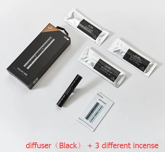 black Xiaomi Uildford автомобильный диффузор для благовоний освежитель воздуха зажим для духов Авто вентиляционное отверстие роскошный автомобильный Кондиционер Вентиляционный зажим - Цвет: black