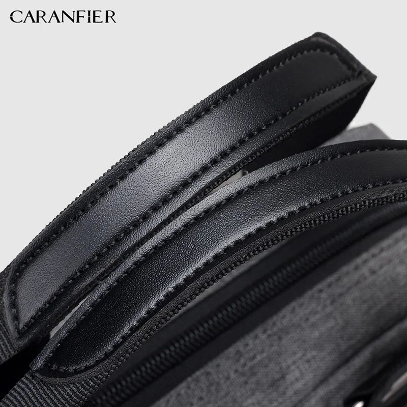 CARANFIER мужские сумки на плечо повседневные через высокое качество Оксфорд