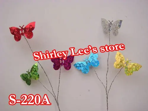 Оптовая продажа ---- 500 изящных красочных металлических блестящих проводных