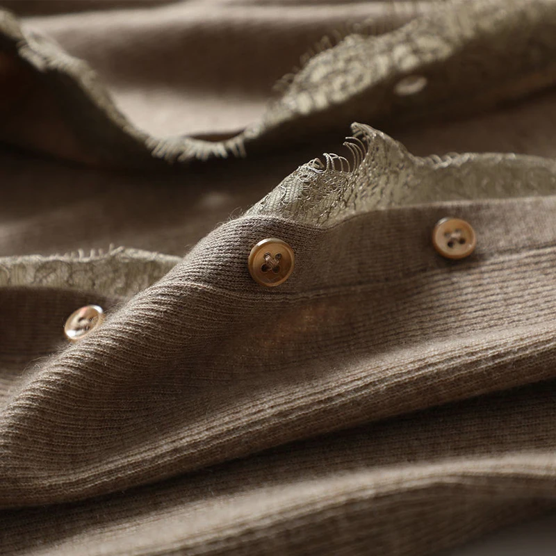 Женские короткие кардиганы с длинным рукавом весна-лето новинка 100% кашемир