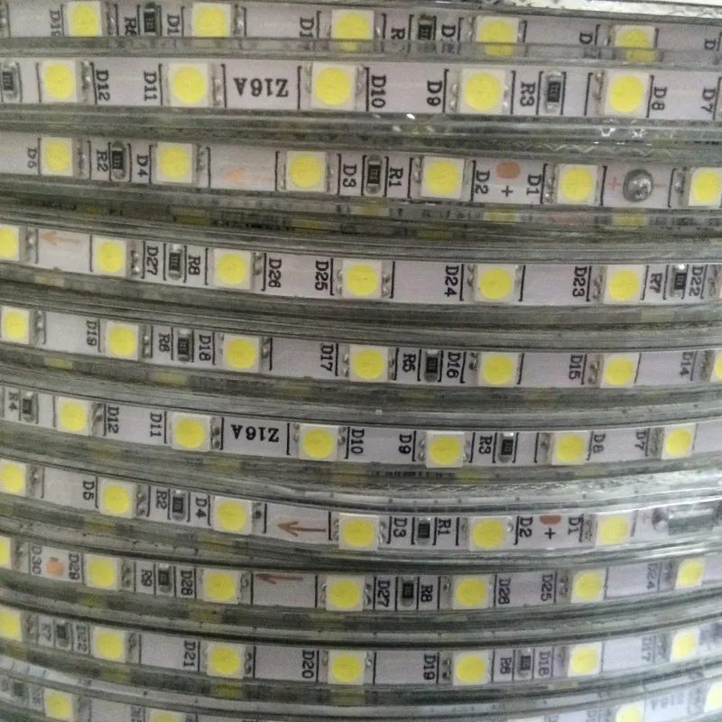 Светодиодная лента 110 SMD гибсветильник 1 м/2 м/3 м/4 м/5 м/6 м/7 м/8 м/9 м/10 м/15 м 5050 в/20 м/25