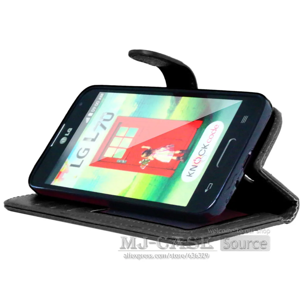 Чехол для LG Optimus L70 L65 D325 MS323 D329 D320N D285 D280 L 70 65 чехол кожаный чехол с откидной крышкой для задней панели для LG L70 чехол Защитный чехол для телефона сумка