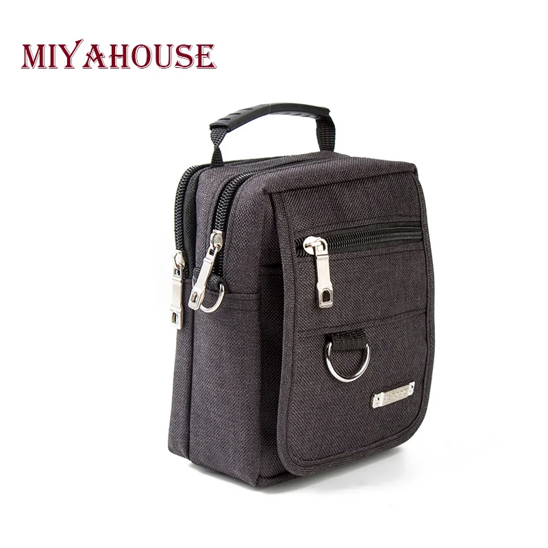 Многофункциональные холщовые поясные сумки Miyahouse для мужчин дорожная мини сумка