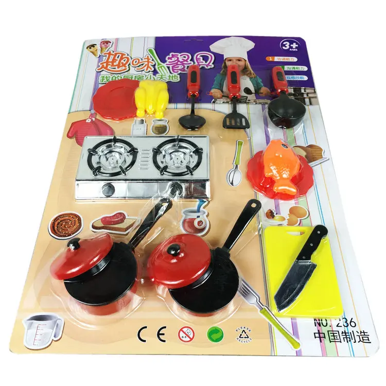 Детские пластиковые Кухонные Игрушки инструменты для приготовления пищи