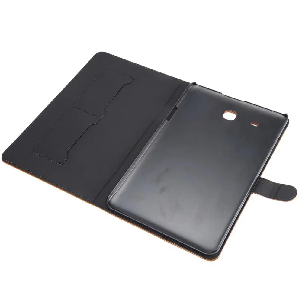 Роскошный деловой умный чехол для samsung Galaxy Tab E 9 6 T560 T561 SM из искусственной кожи