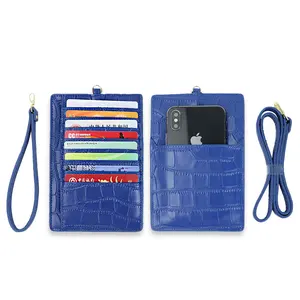 personalize custom letters initials crocodile pattern phone wallet mobile phone case credit card case free global shipping