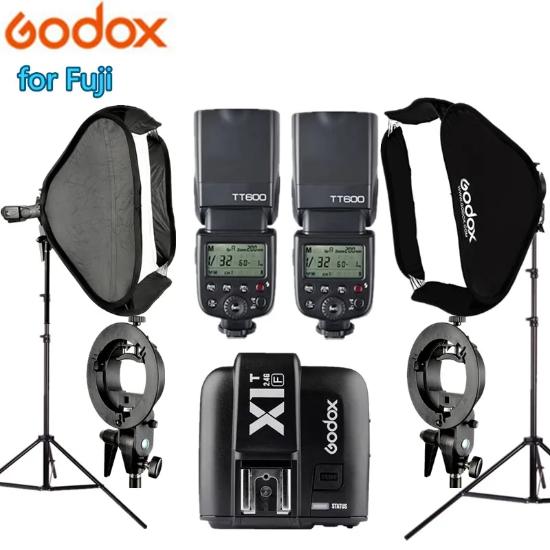 Оригинальная фотостудия Godox TT600 лампа Speedlite светильник ing Kit с подставкой 2 м 60*60 см