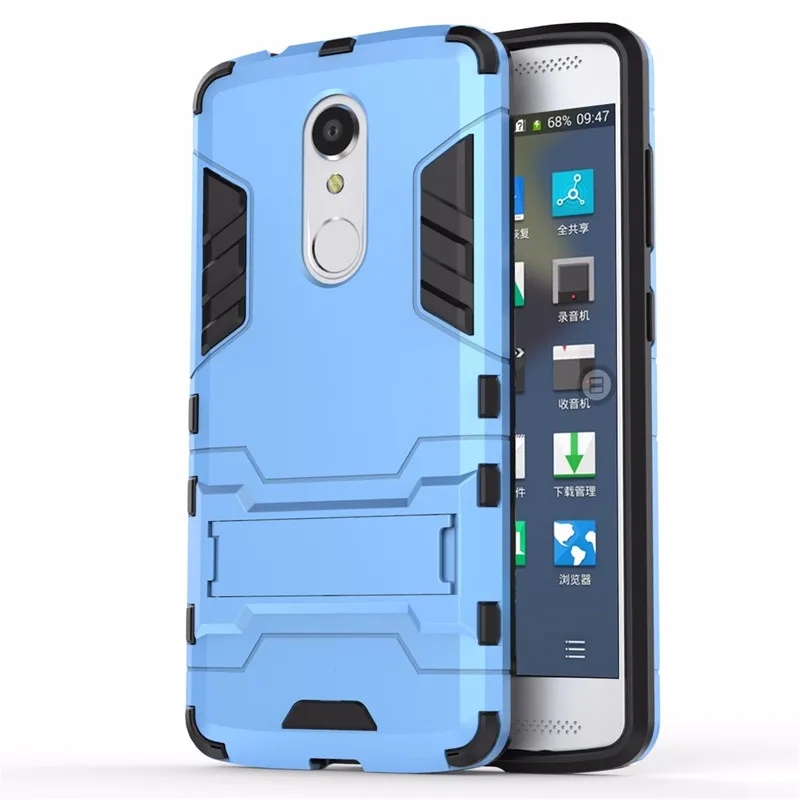 Чехол для zte Axon7 Para чехол для zte Axon 7 Mini TPU+ PC с подставкой жесткий пластиковый двойной бронированный чехол-накладка Fundas(<