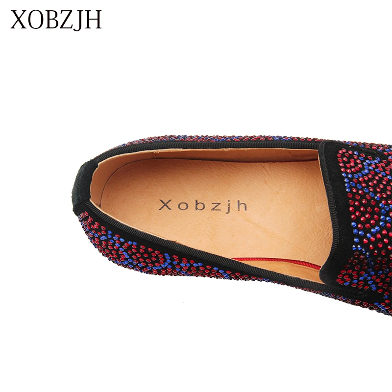 XOBZJH 2019 реальные летние мужские роскошные свадебные туфли для выпускного вечера