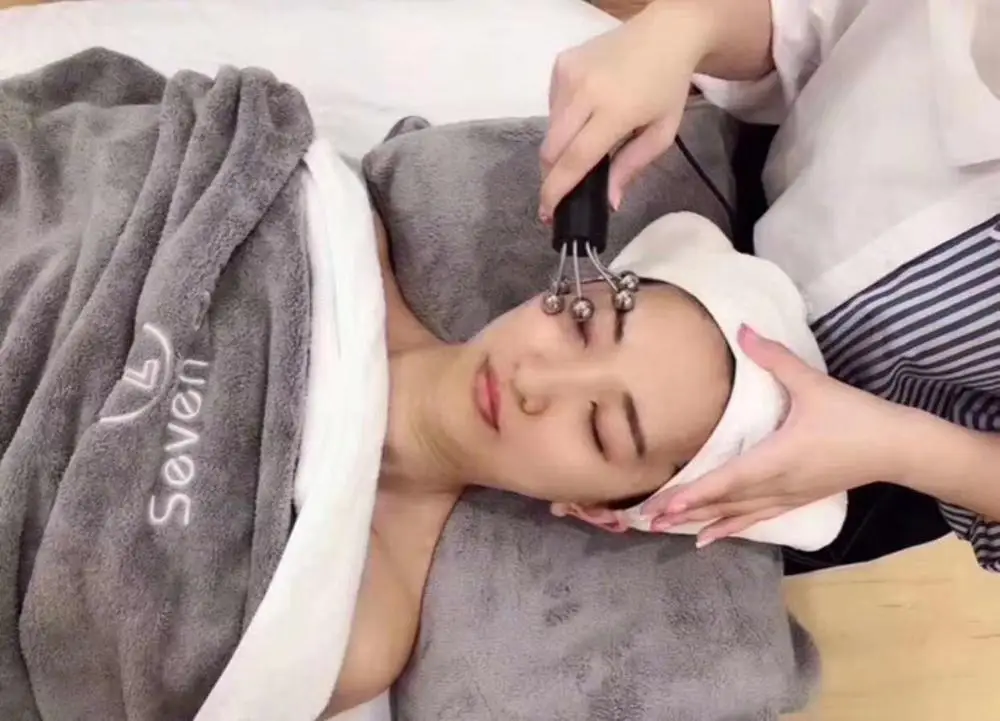 Горячая Япония био-против морщин микро-токовая косметическая машина/радиоприемник лифтинг лица Антивозрастная машина
