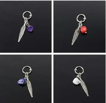 Новые серьги-гвоздики в форме листьев кольцо Женское очаровательные кольца для