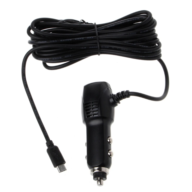 New Mini/Micro USB Port 5V 2A Car Charger Adapter For DVR Vehicle Charging w/3.5m Cable | Автомобили и мотоциклы