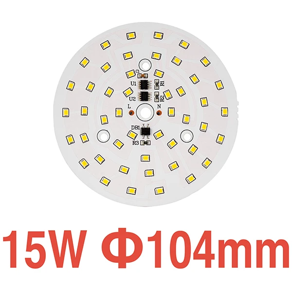 15w Светодиодный SMD чип 18 Вт, 15 Вт, 12 Вт, 9 Вт, 7 Вт, 5 Вт, 3W, нет необходимости в драйвере, 220 В, светильник, бисер, сделай сам, светодиодный светильник, наружный прожектор, точечный светильник, светильник - Испускаемый цвет: 15w