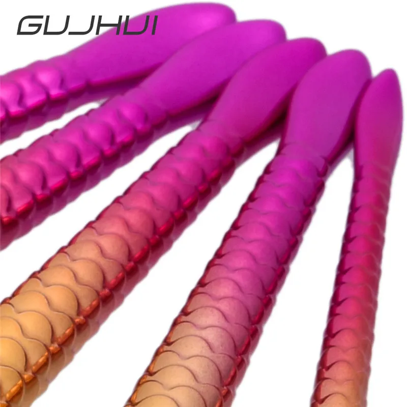 GUJHUI новый бренд 5 шт. Профессиональные кисти для макияжа кисть смешивания