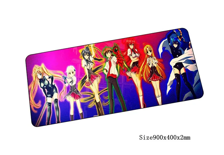 size900x400x2mm Коврик для мыши dxd для средней школы, коврик для мыши с блокировкой края, коврик для мыши, коврик для компьютерной мыши, Сексуальный игровой коврик для мыши для геймера, коврик для мыши с клавиатурой - Цвет: size900x400x2mm