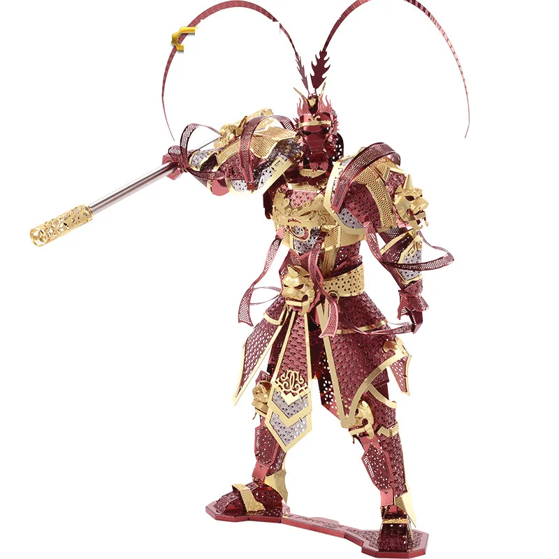 Сдельный 3d металлический нано Головоломка Король обезьян собрать модель Наборы