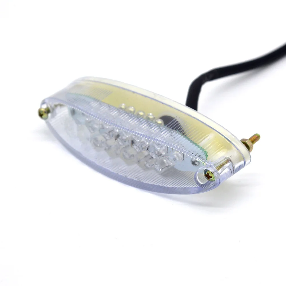 

Задний фонарь для мотоцикла, светодиодная подсветка s 3 Вт 12 В, для заднего/стоп-сигнасветильник, номерного знака, 28 светодиодов