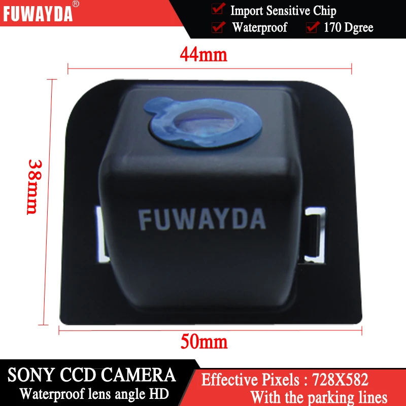 FUWAYDA парковочная помощь SONYCCD HD Автомобильная камера заднего вида цвета ночного