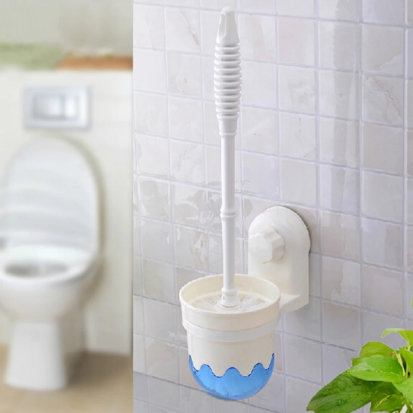 brand new bathroom toilet brush set suction cup escova de banheiro holder AZ-1921 cleaning shelf accessories | Обустройство дома