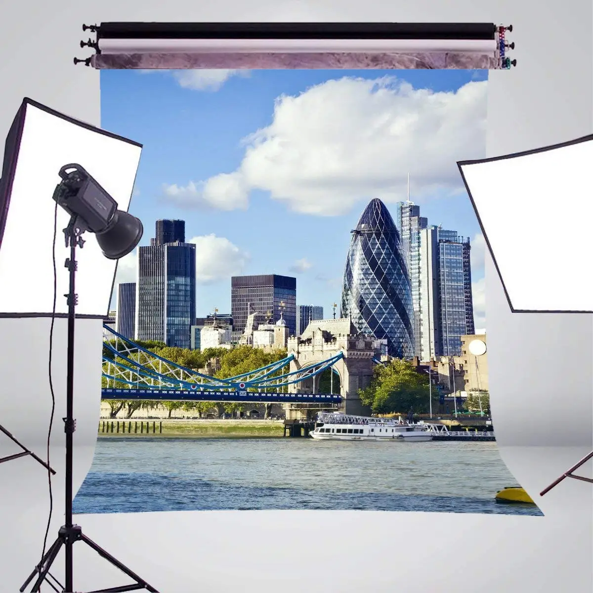 5x7ft лондонская башня мост фон для фотосъемки голубое небо Европейская тема