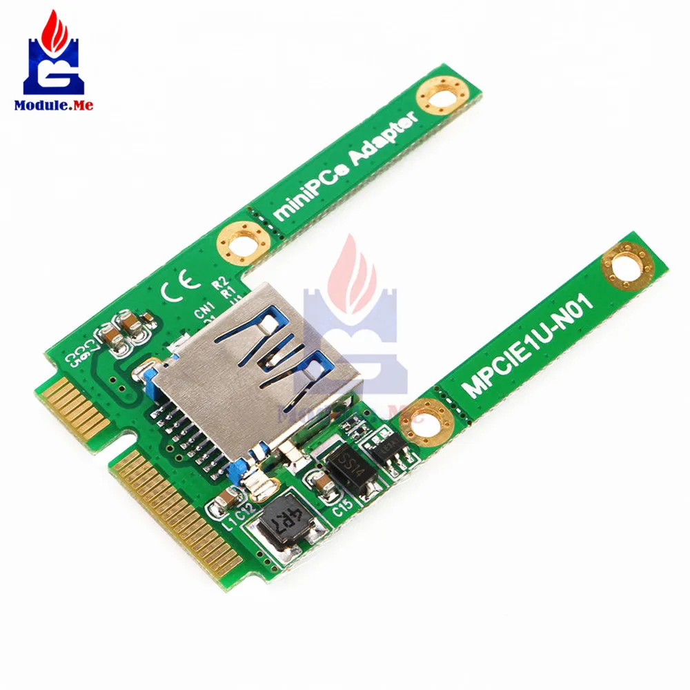 Мини PCI-E слот для карты расширения к USB 2 0 интерфейсный адаптер переходная карта |