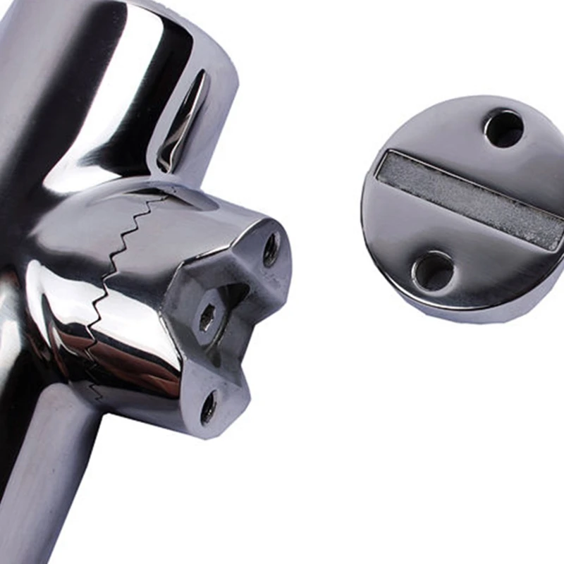 

2Pcs Boat Stainless Steel Clamp On Fishing Rod Holder Rails 7/8 Inch To 1 Inch Tube Ship Stainless Steel Rod Frame Adjustable