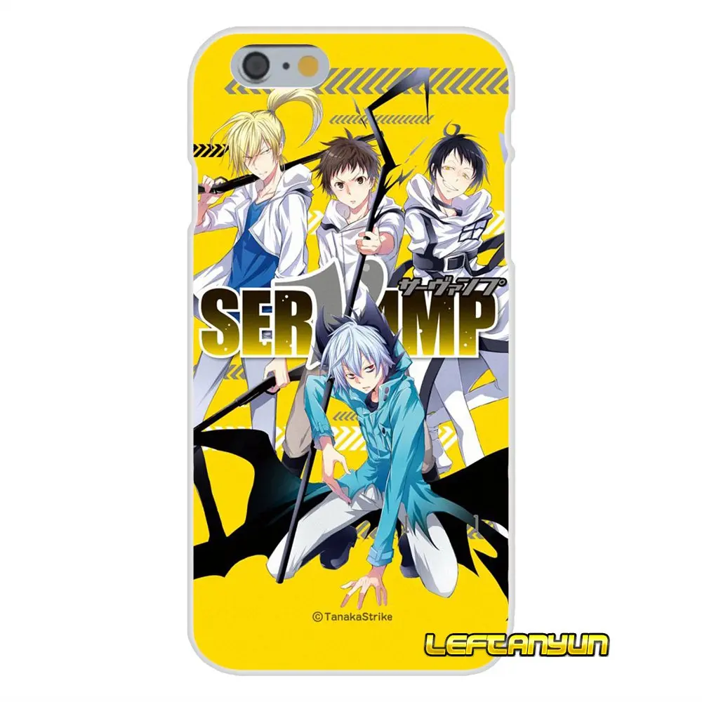 Аниме servamp Kuro Kun аксессуары для телефона Чехлы iPhone X 4 4S 5 5S 5C SE 6 6S 7 8